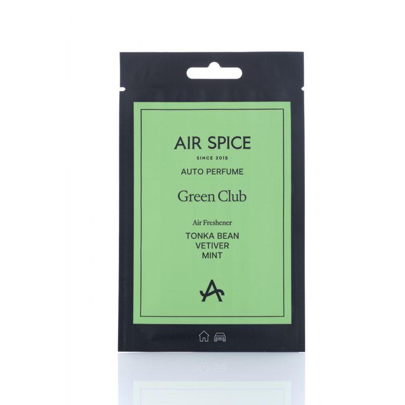 Zawieszka zapachowa do auta Green Club